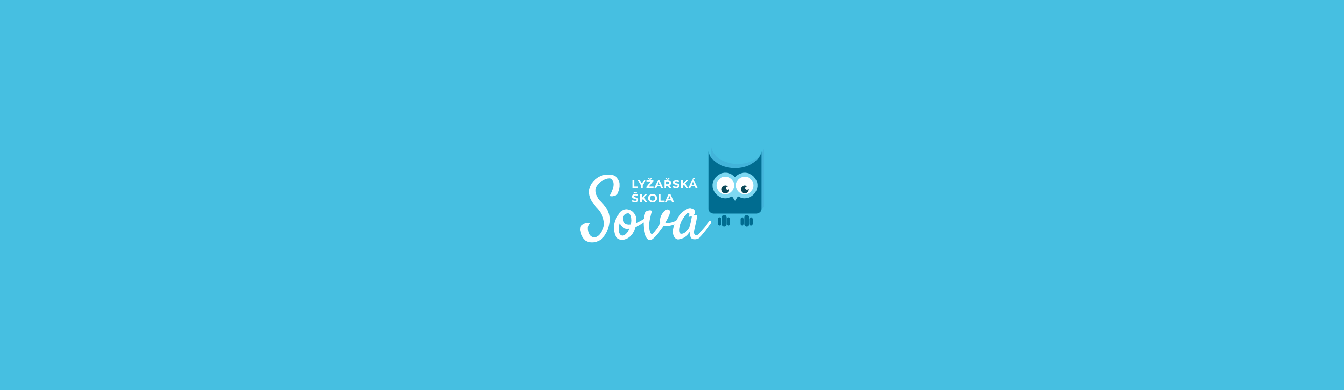 Brandový vizuál Lyžařské školy Sova